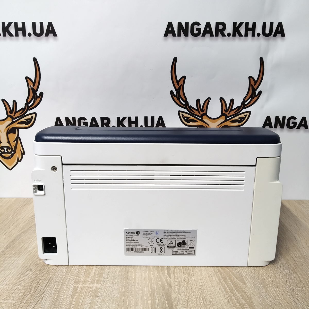Принтер б/у лазерный ч/б Xerox phaser 3020 4 