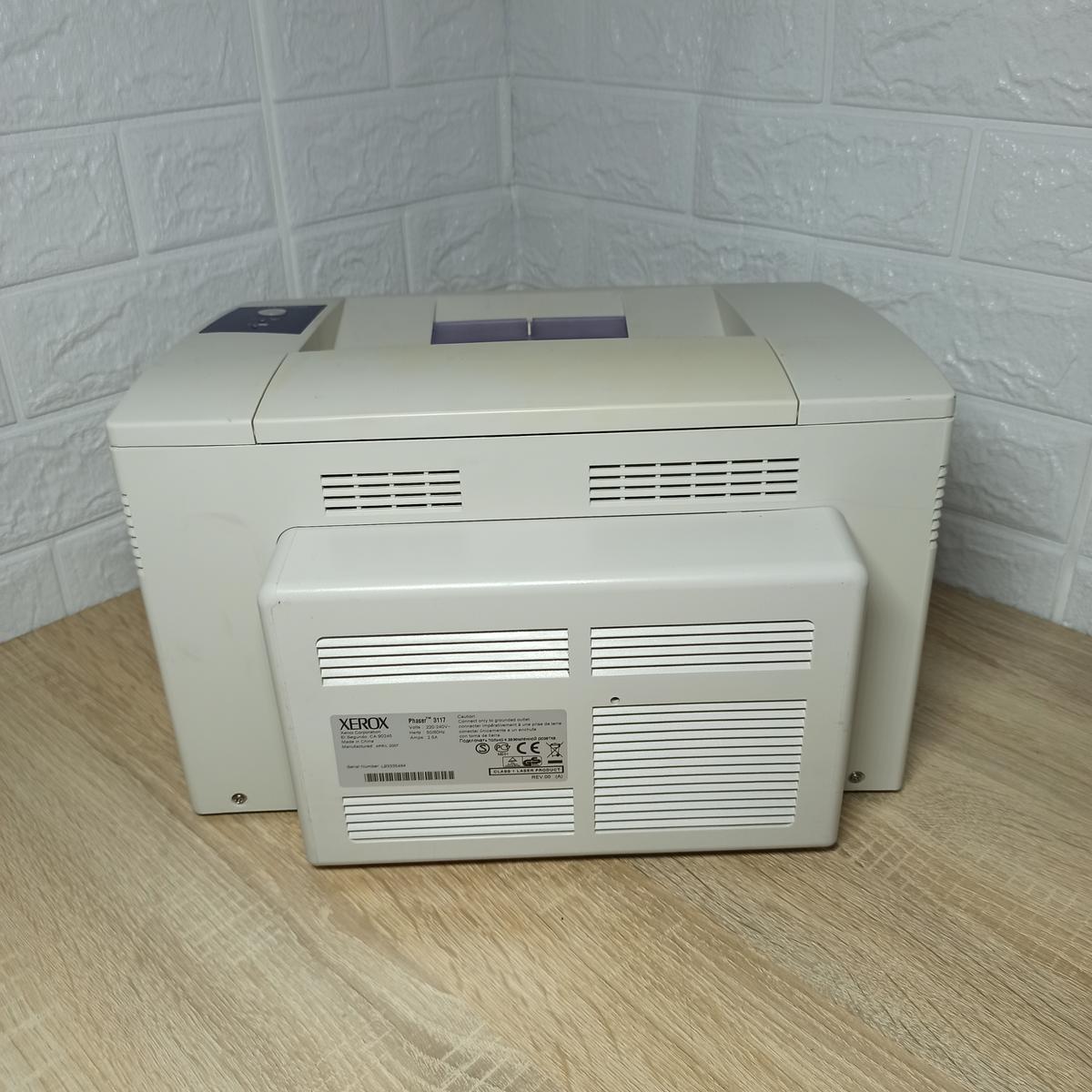 Принтер б/у лазерный ч/б Xerox Phaser 3117 5