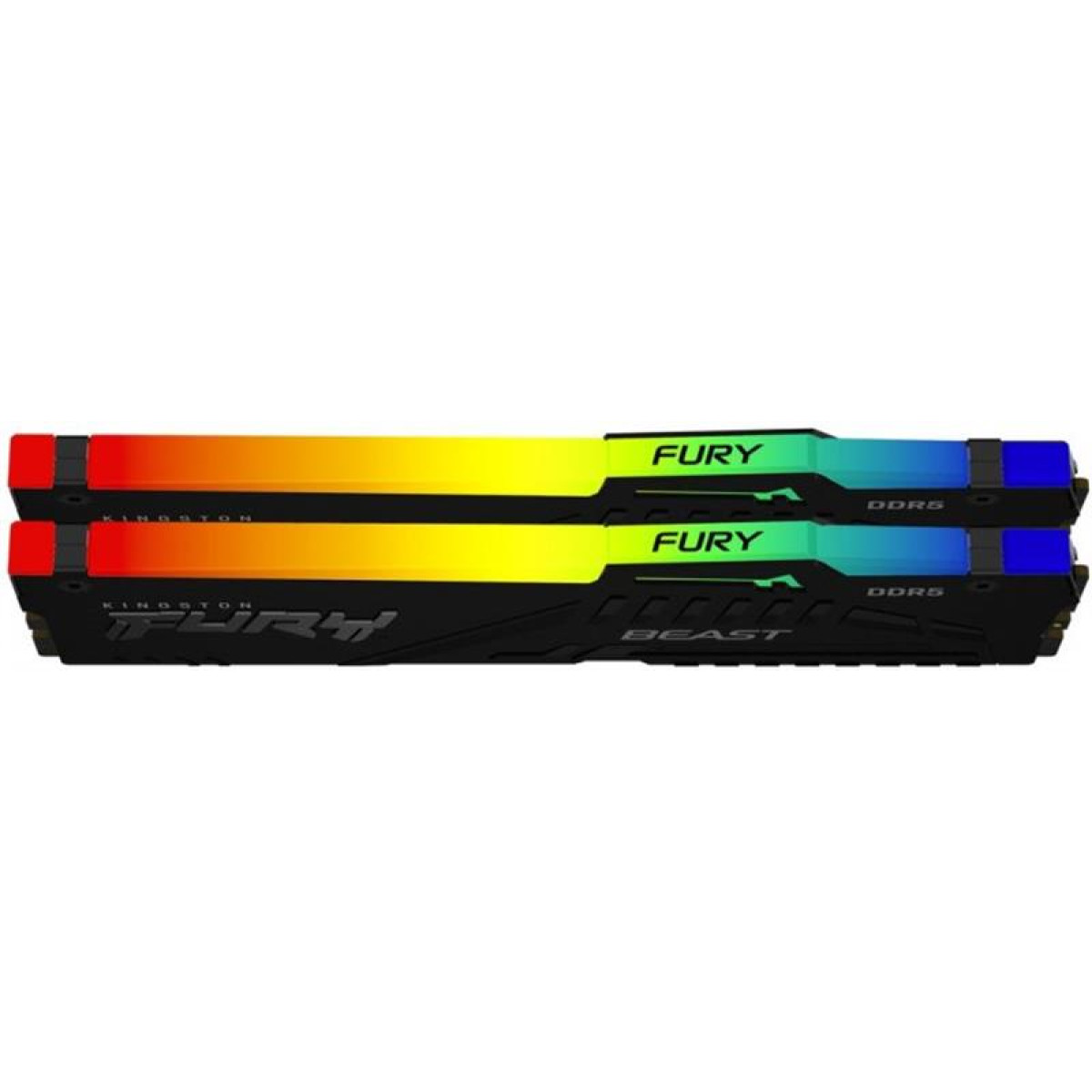 Модуль пам`яті DDR5 2x8GB/5200 Kingston Fury Beast RGB Black (KF552C40BBAK2-16) в магазине Angar.kh.ua 2 